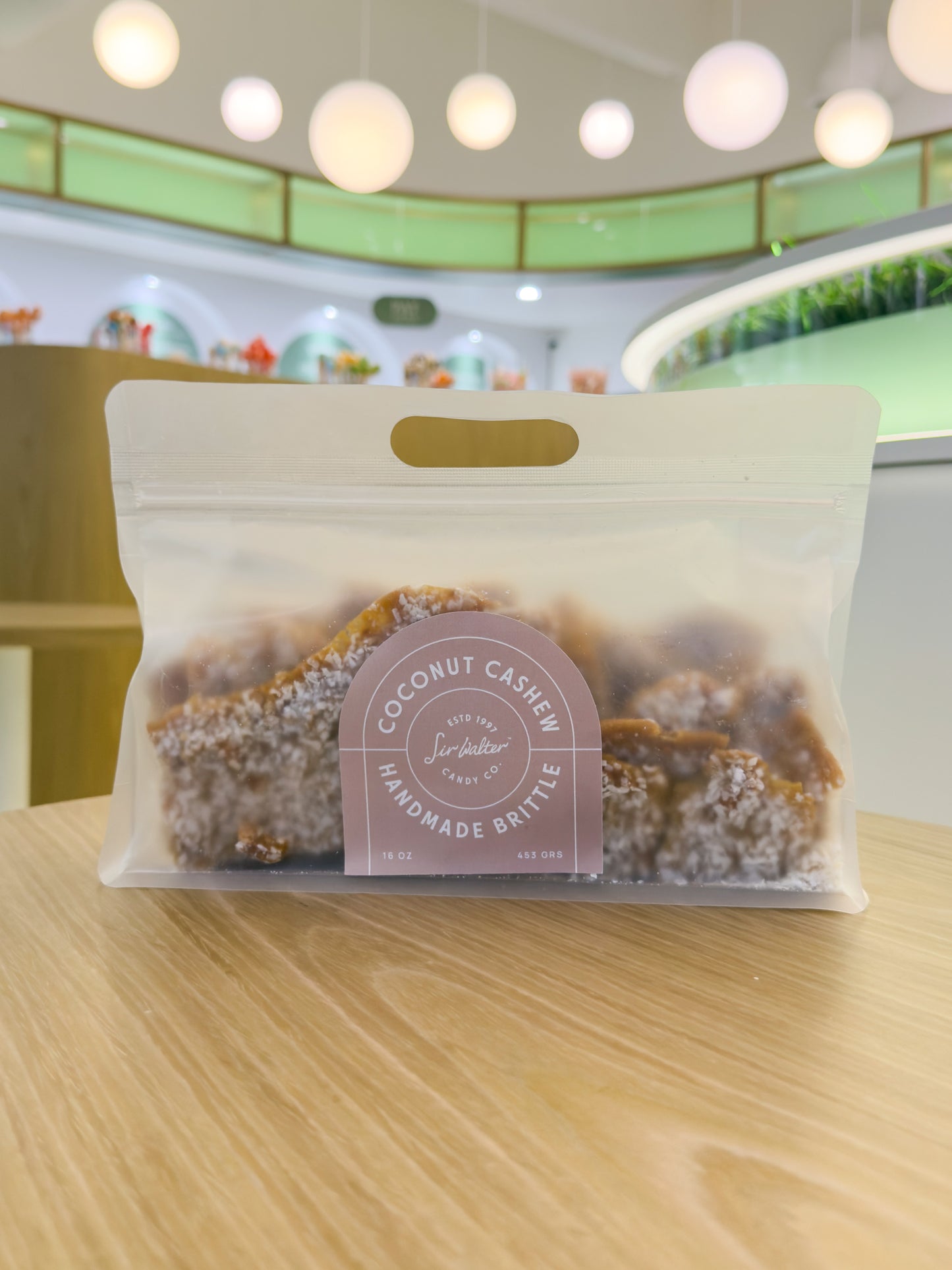 Coconut Cashew Brittle