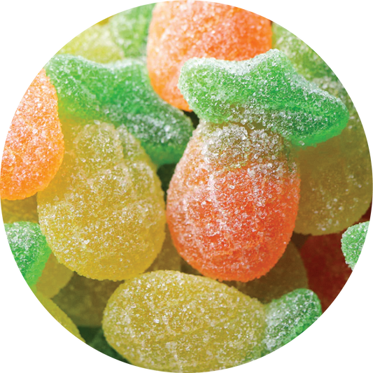 Sour Pineapples Bulk (2.2 lbs)